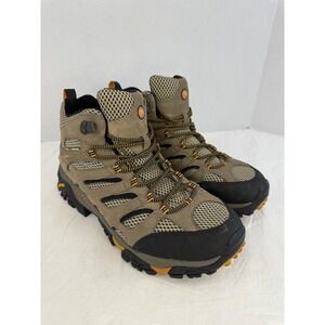 Merrell Moab Mid Hiking Boots Mens Size 11.5 Walnut Brown Vibram